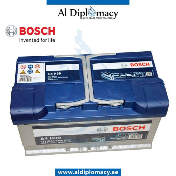 STARTER BATTERY S4 046 12V 80AH 700A for Mercedes-Benz models, Part Number BSH-0092S40460.